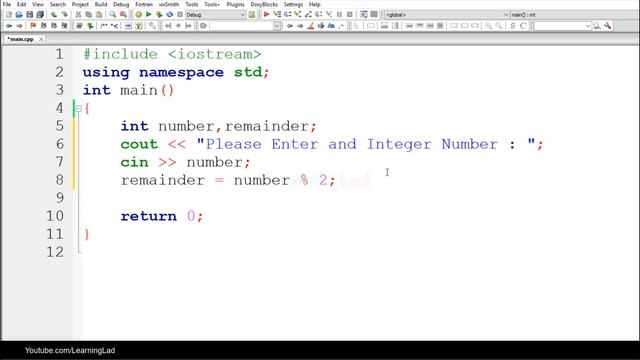 C++ Even or Odd Number Program | CPP video Tutorial смотреть онлайн