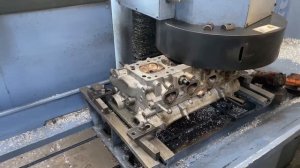 Фрезеровка ГБЦ на станке Берко