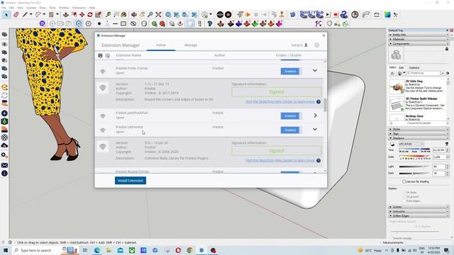 FREE ALTERNATIVE OF ROUND CORNER PLUGIN / SKETCHUP ESSENTIAL TUTORIAL