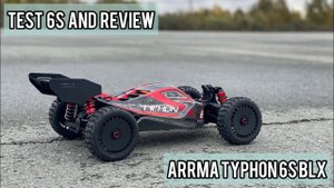 Arrma Typhon 6S BLX review V5 and TEST 6S, top speed test 6S!