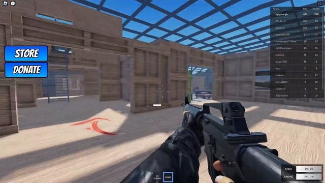 Играю в реалистичные оружия в роблокс!