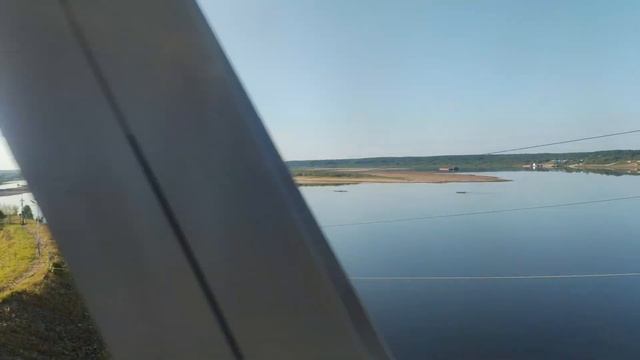 Река Печора в 5 утра из окна скорого поезда №077Я Воркута - С.Петербург Лад. #изокнапоезда смотреть онлайн