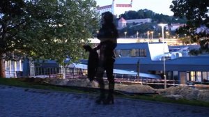 Ночная прогулка в латексе