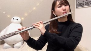 【フルート】Playing Love  愛を奏でて /Ennio Morricone【FLUTE on ICE】Flute & Piano 「海の上のピアニスト」より