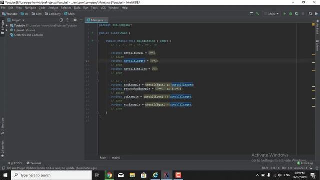 Java tutorials for beginners: Logical Operators