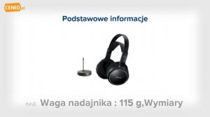 SONY MDRRF810RK słuchawki - Ceneo.pl