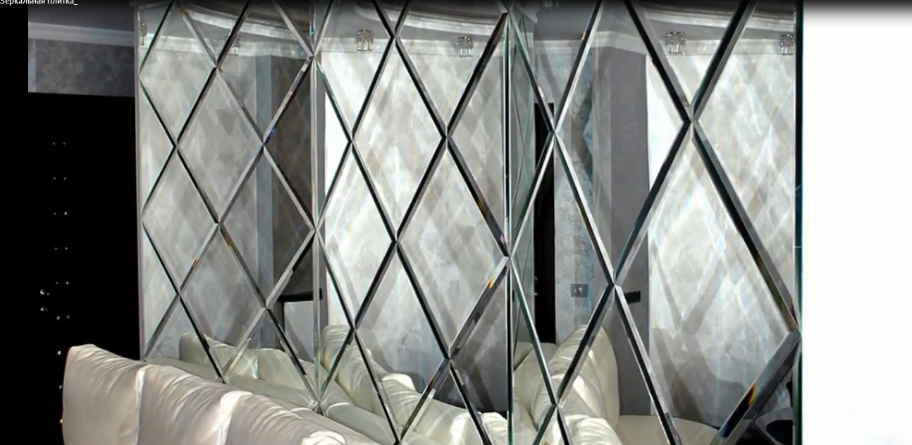 Зеркальная плитка в интерьере смотреть онлайн