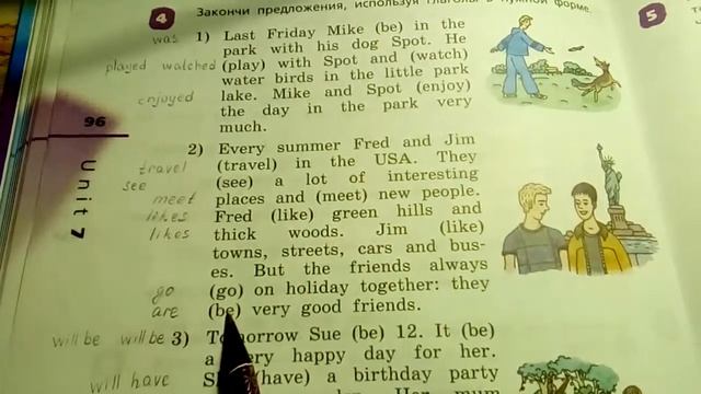 Unit 7 Step 6 Ex | 4 / ГДЗ | 4 класс | Учебник Rainbow English | 2 ...