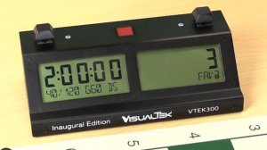 How to set VTEK300 Chess Clock - tips and features