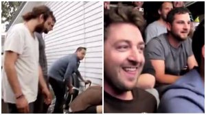 Решили разыграть приятеля - подключили пиво вместо обычной воды ?