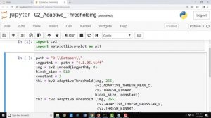 EP026 - Python OpenCV - Local Thresholding