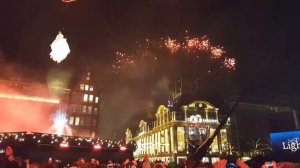 Lighting of de Bijenkorf Amsterdam 2016