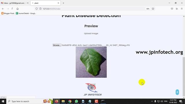 Plant Disease Detection and Classification Using Machine Learning Algorithm | Python IEEE Project