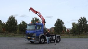 Mercedes Atego 1828 with crane '2002 REF 111592