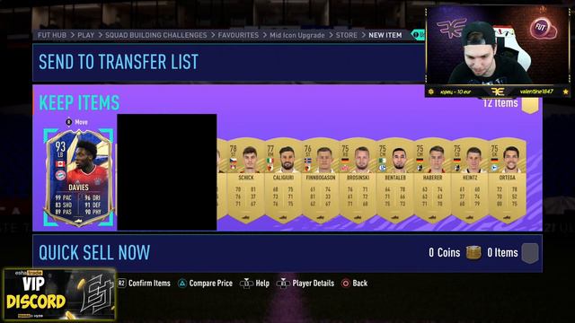 ПОЙМАЛ 2 ТОТИ | 10+ ПАКОВ С ИКОНАМИ ФИФА 21 смотреть онлайн