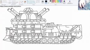 Как Нарисовать Танк КВ 54 Homeanimations Из Мультики Про Танки