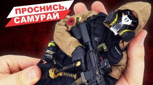 Киберпанк самурай до того, как это стало Cyberpunk 2077: обзор коллекционной фигурки от DamToys 1/6