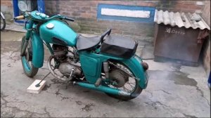 Осмотр и заводка мотоцикла ИЖ-49, перепутал ИЖ-56 и осмотр и заводка мопеда Рига.