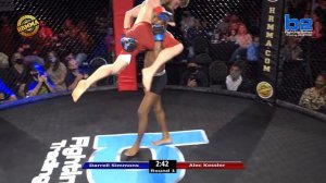 HRMMA 115 Fight 3 Darrell Simmons vs Alec Kessler 145 Ammy