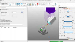 PowerMill 2019 Tutorial #66 | Mill 5 Axis  Machine Tool Simulation & Verification NC Program