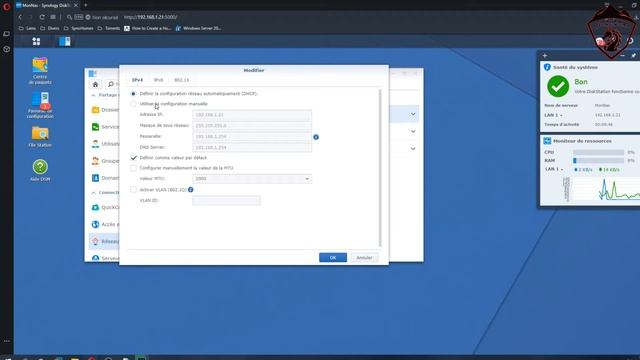 Part 3 IP fixe sur Synology dsm смотреть онлайн