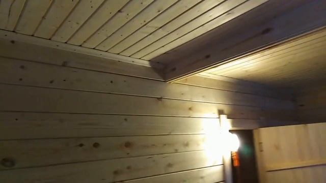 Баня из бруса с огромной террасой (печка в подарок)! Одноэтажная баня из профилированного бруса. смотреть онлайн