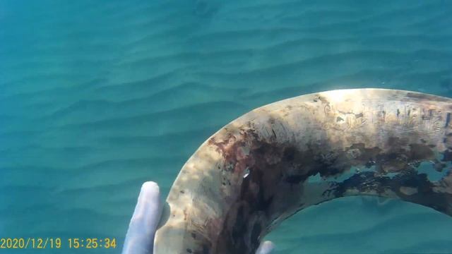 Подводный поиск. Старинный медный таз с письменами / Underwater search. Antique copper basin смотреть онлайн