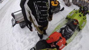 Покатушки на снегоходах Brp г. Сургут (4k 60 fps )