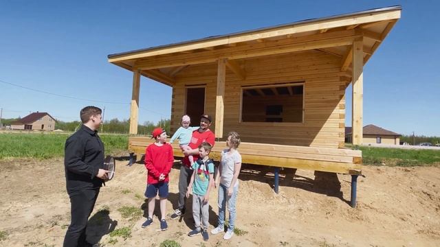 Дом-баня в коттеджном посёлке Холмы (Обзор и отзыв,) смотреть онлайн