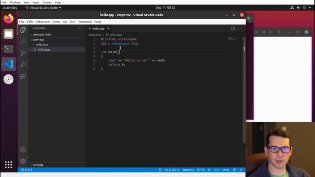 Install and Run C++ in Visual Studio Code (Linux) смотреть онлайн