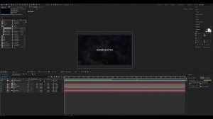 Как сделать киношные титры в After Effects \ Киношная заставка.