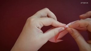 Оригами антистресс бесконечное сердечко | Как сделать сердце трансформер из бумаги своими руками