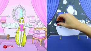 Бумажные Куклы Одеваются - Принцесса Маленькая Пони Трансформация - Barbie Story & Crafts