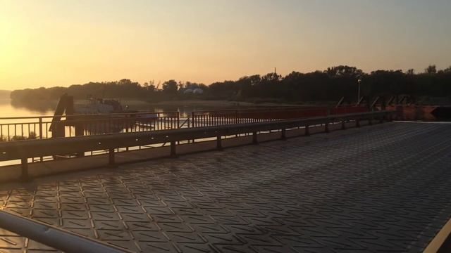 [Озёры] Понтонный мост через Оку (09.2014) смотреть онлайн