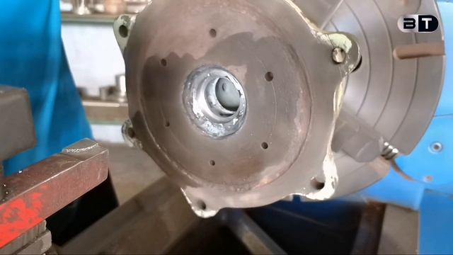 Cast iron Water pump repair (Work #8) | build-up and machining | Boy Turno смотреть онлайн