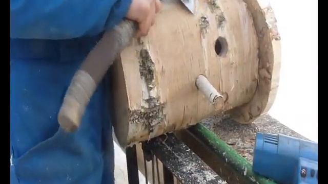 Скворечник из березового чурбачка своими руками! смотреть онлайн