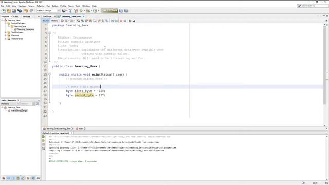 LEARNING JAVA: Byte Datatype смотреть онлайн