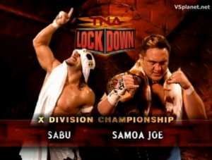 Samoa Joe vs Sabu, TNA Lockdown 2006