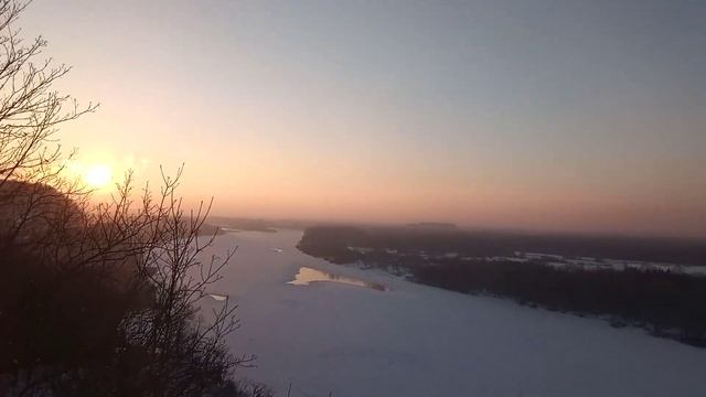солнце russia погода weather nature природа красивый закат на горе морозный день 25 12 2021