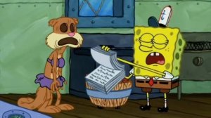 ?️Губка Боб-Кто -то на кухне вместе с Сенди(3/5)