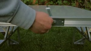 Складной алюминиевый стол для пикника со стульями
