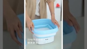 KILI&UYUT/KU-10 УЗМС -10 л. Стиральная машина складная/Стиральная машина силиконовая/Машинка малютк