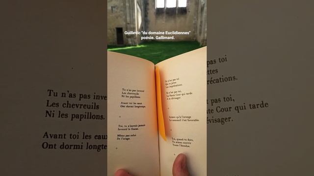 Guillevic "du domaine Euclidiennes" poésie. Gallimard. lu par Renaud Allirand (3)