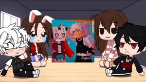 Реакция 🎀Руня попала в школу хулиганов💗 на Руню🐰