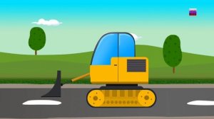 строительство автомобиль палец семья | Рифмы для детей | Construction Vehicles | Finger Family