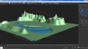 3Ds Max-Создание ландшафта, гор, реки, озера и дома за 20 минут