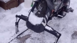 СНЕГОХОД ИЗ СКУТЕРА|ПЕРЕВЕРНУЛИ СКУТЕР-ПОЛУЧИЛСЯ СНЕГОХОД!