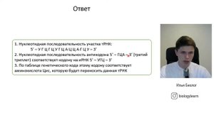 Задачи на синтез белка | Штрих концы и антипараллельность | 28 задание ЕГЭ по биологии