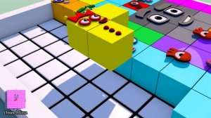 Lvl 7 , Create Numberblocks 81 , NUMBERBLOCKS PUZZLE Tetris Game  Animation Fanmade