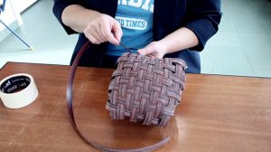 СЕКРЕТЫ МАСТЕРОВ. КОРЗИНА ИЗ ПОЛИРОТАНГА